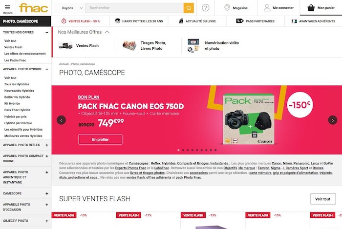 promotion sur une page catégorie