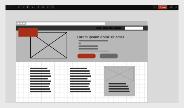 Création de mockeups et wireframes avec Wireframe CC