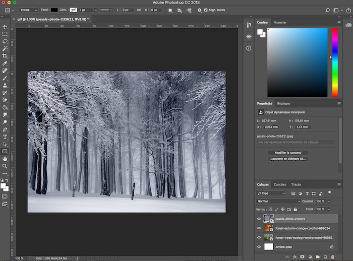 faire un gif sur photoshop