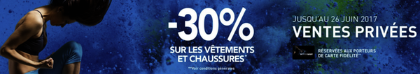 Campagne réduction pour carte de fidélité - Intersport