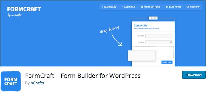 plugin formulaire de contact wordpress