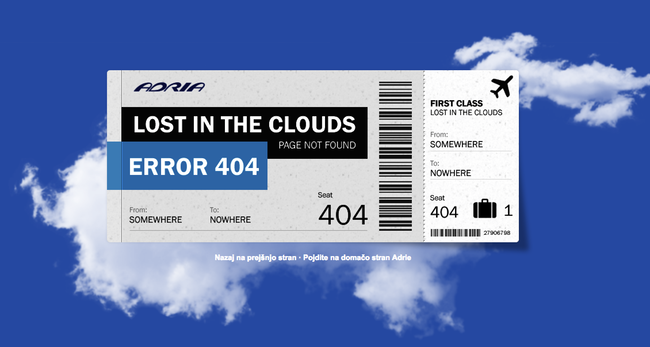 Erreur 404 avion