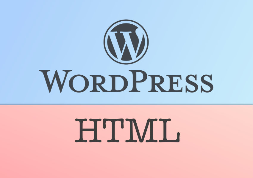 wordpress html