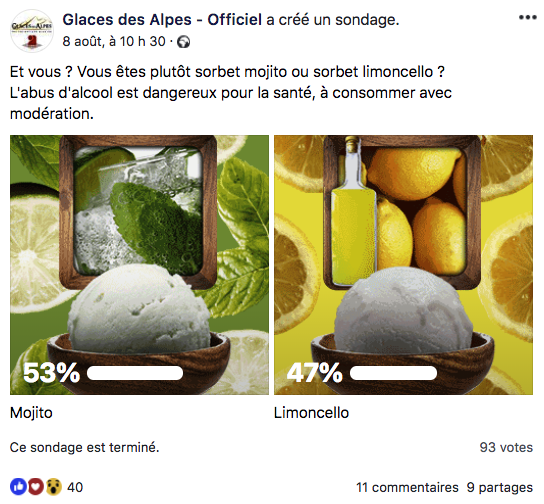 Sondage réseaux sociaux