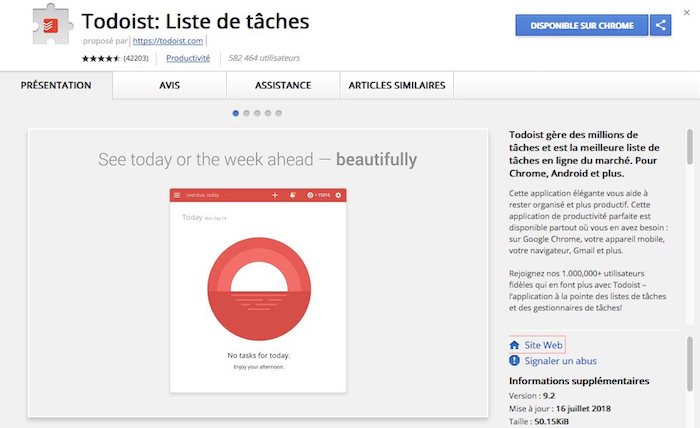 extension chrome pour la productivité