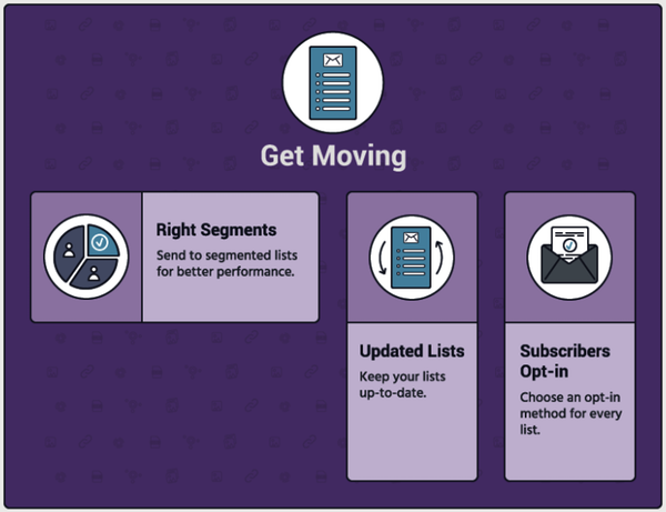 Checklist newsletter Get Moving