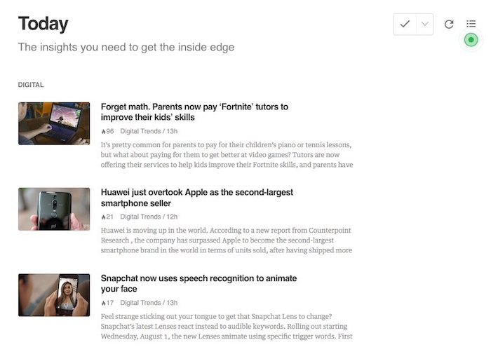 feedly, outil de curation de contenu