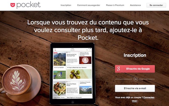 pocket, outil de curation de contenu