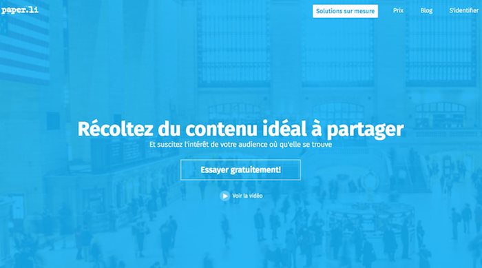 paper.li, outil de curation de contenu