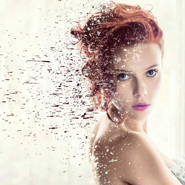 Effet dispersion Photoshop 5