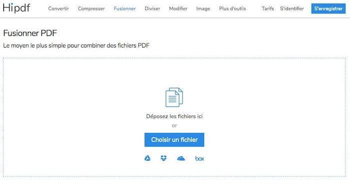 outil pour fusionner des pdf