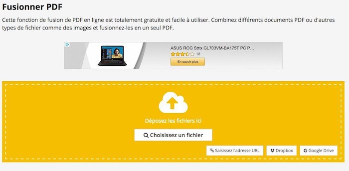 outil pour fusionner des pdf