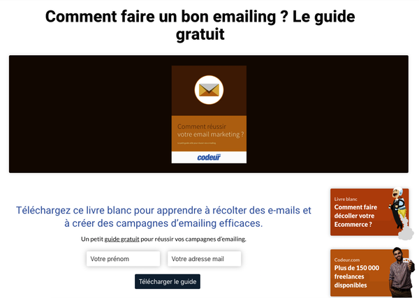 Livre blanc emailing