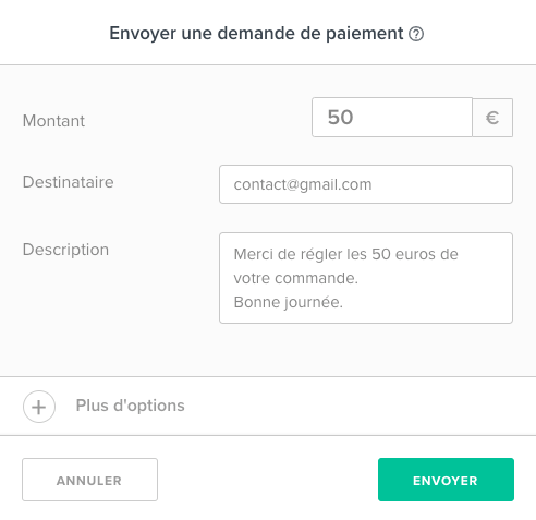 Paiement sur-mesure