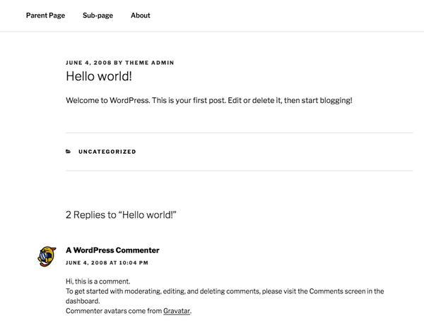 Article Hello World