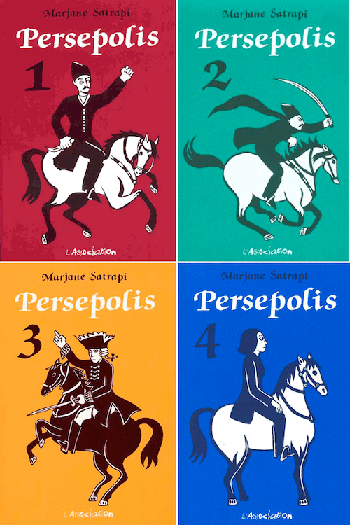 Couvertures livres Persepolis