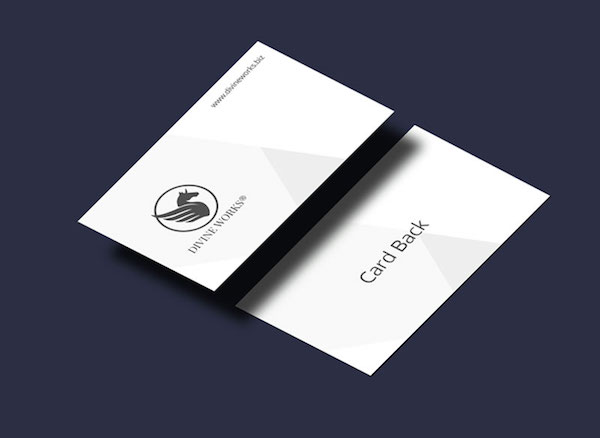 Isometric business card