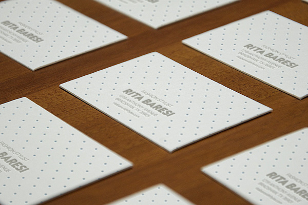 Letter business cards