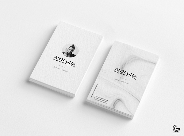 Modern texture business card