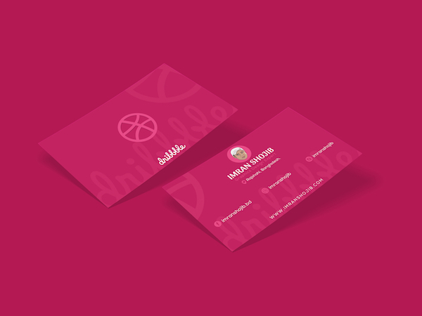 Dribbble Business card
