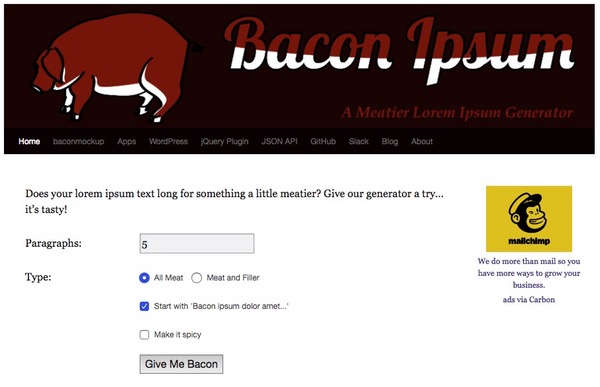 Bacon Ipsum