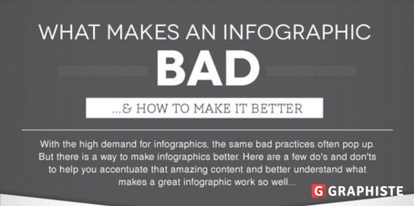 Infographie erreurs à éviter