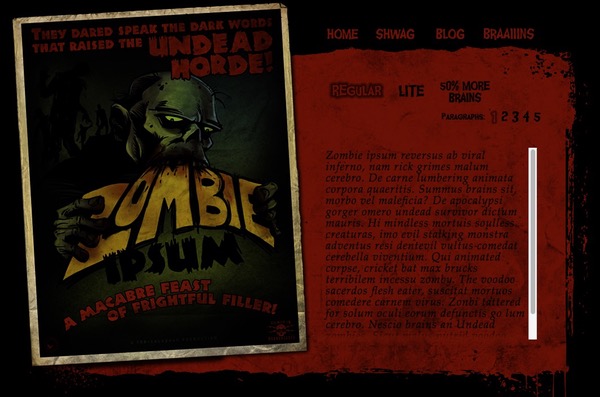 Zombie ipsum