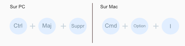 Ouvrir outils développeurs