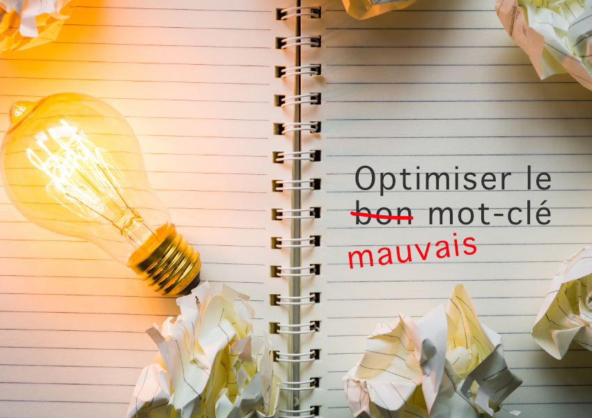 Optimiser mauvais mot clé