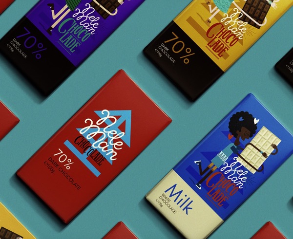 Packaging illustration chocolat