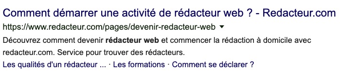 Mot-clé méta description