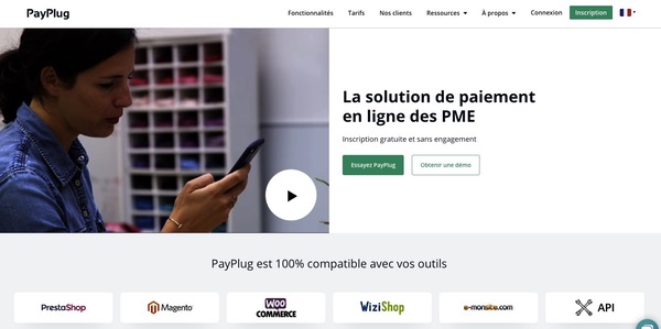 Paiement en ligne PayPlug