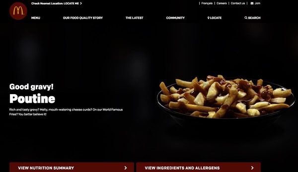 Poutine McDo Canada