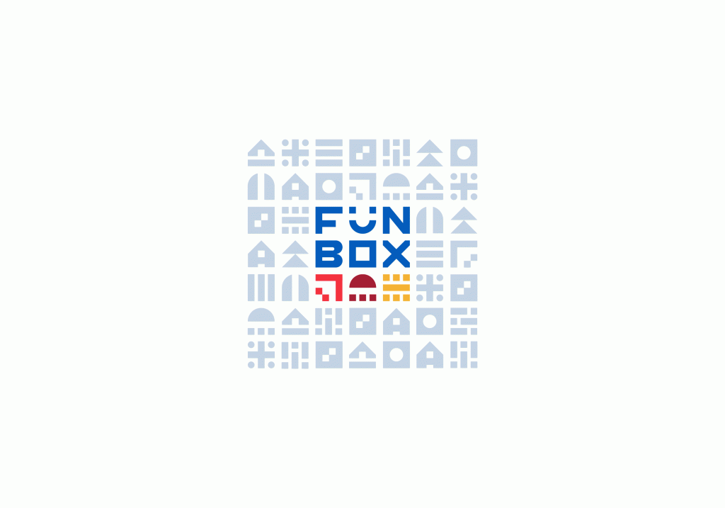 Logo fun box coloré