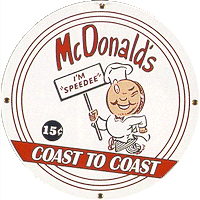 Mc Donald's speed logo