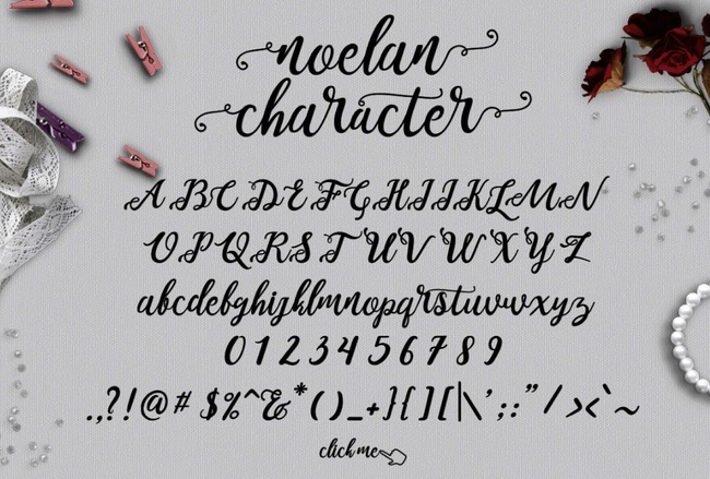 Typographie Noelan