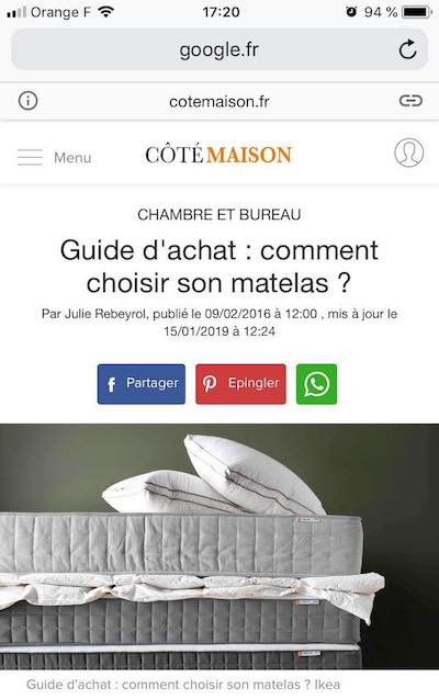 Boutons réseaux sociaux AMP