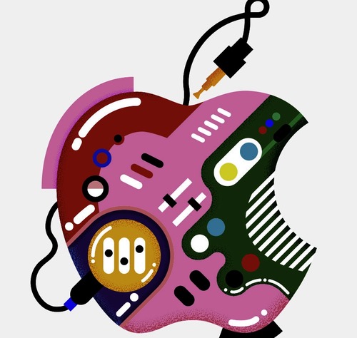 Logo Apple scientifique