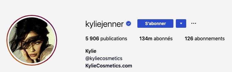 Instagram Kylie Jenner