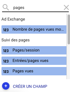 Pages par session