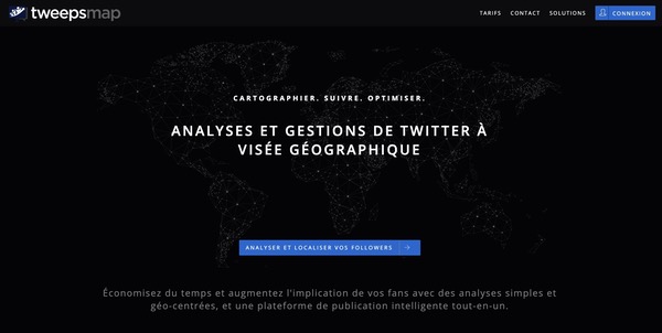 Tweepsmap analyses Twitter