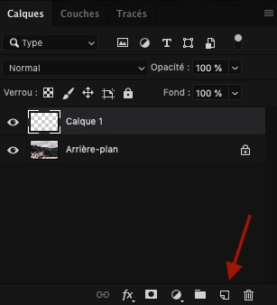 Créer un calque Photoshop