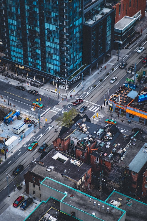 Downtown tilt shift