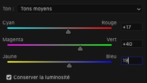 Tonalités Photoshop