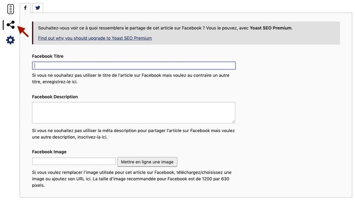 Réseaux sociaux Yoast SEO