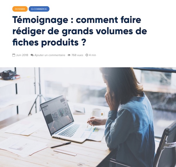 Témoignage client