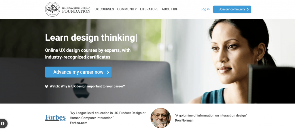 plateforme interaction design foundation