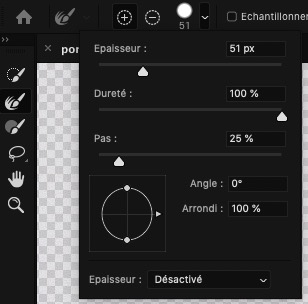 Epaisseur contour