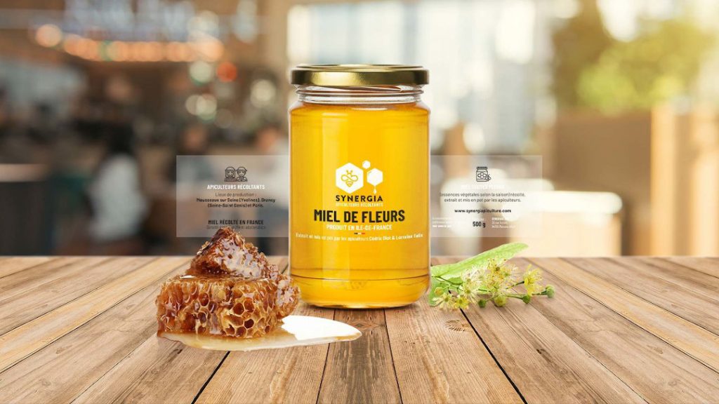 Pot de miel de fleurs Synergia