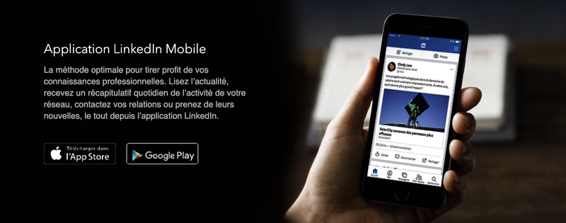 Application mobile LinkedIn